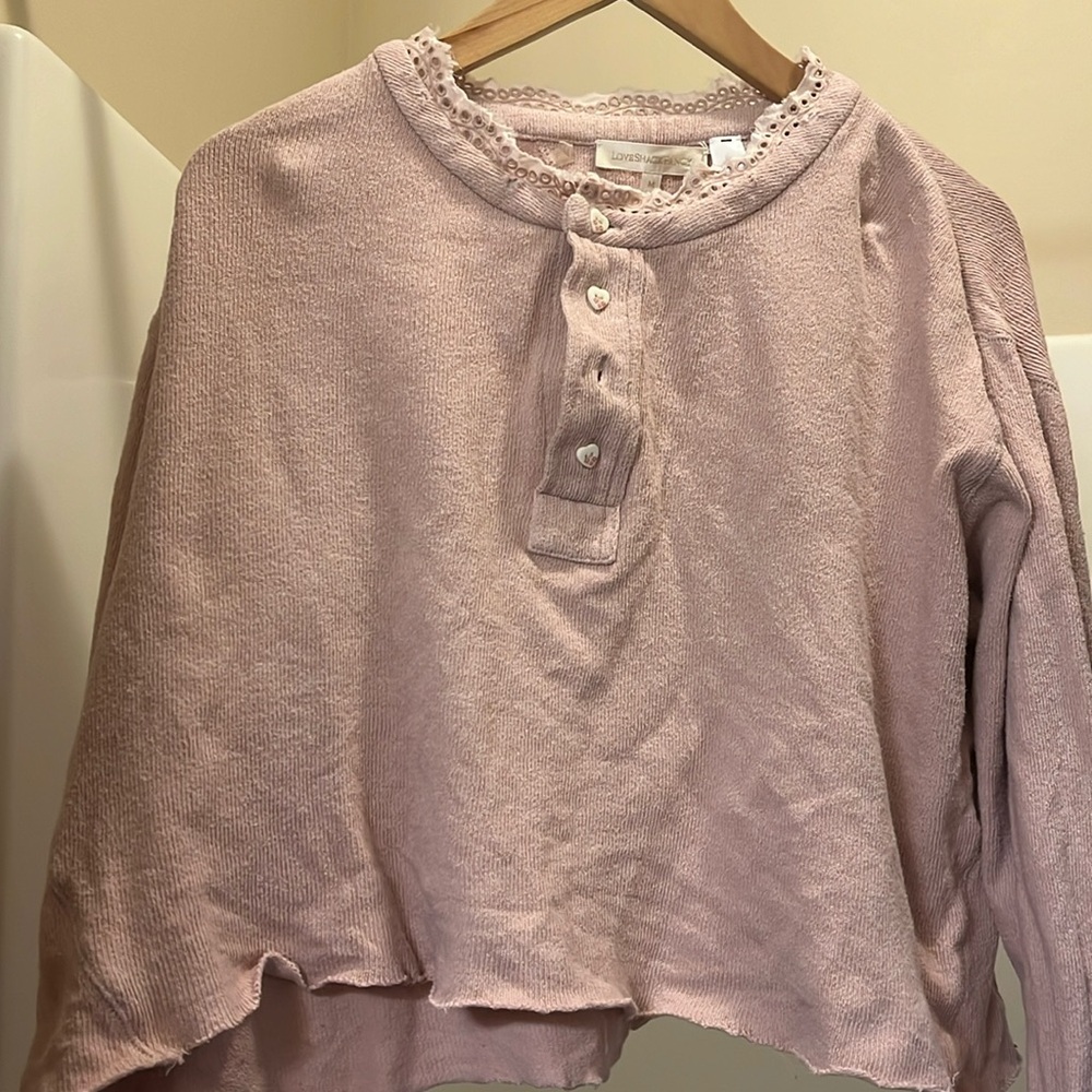 Pink Crop top size M